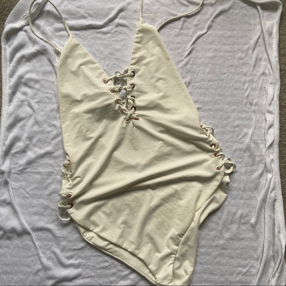 Plus size one piece swimsuit
